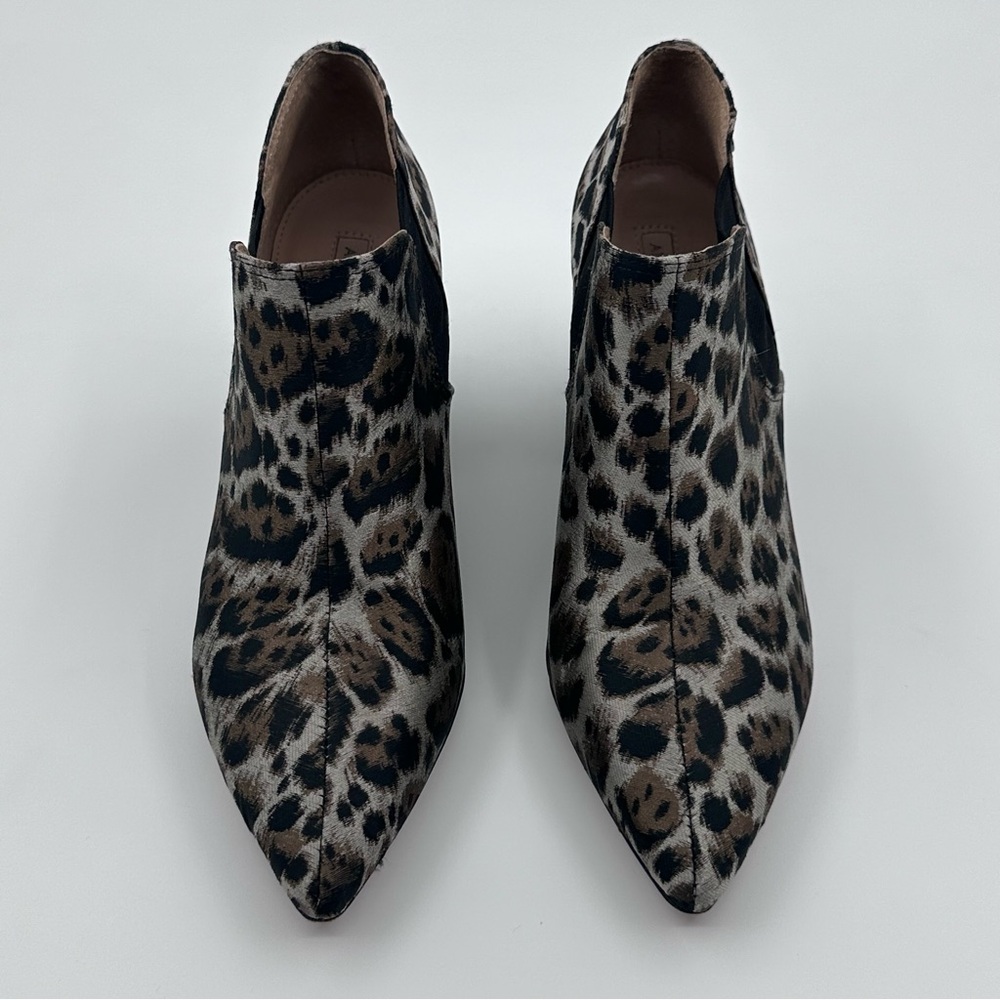 Leopard Print Ankle Boots